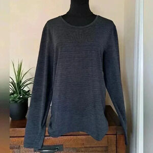 Tuff Athletics Long Sleeved Active Top Charcoal Grey Womens Size  XL